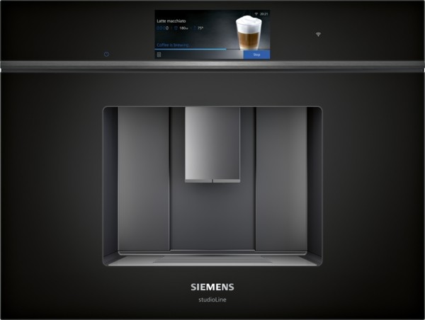 Siemens studioLine CT918L1D0 iQ700, Einbau-Kaffeevollautomat, Schwarz
